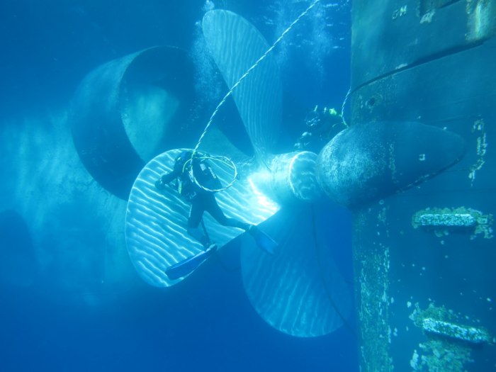 Подводная часть Морта