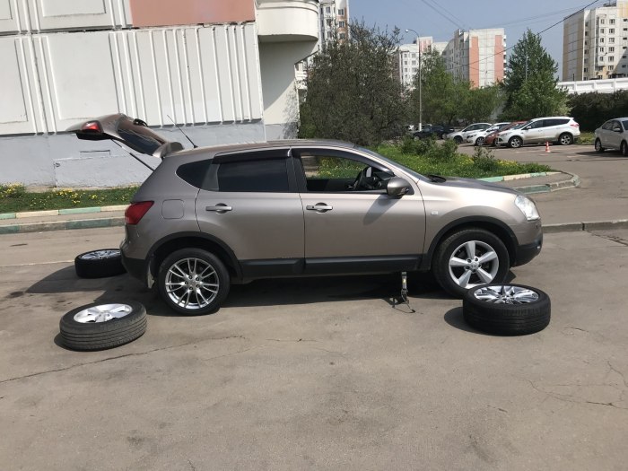Nissan Qashqai j10 на 18 дисках