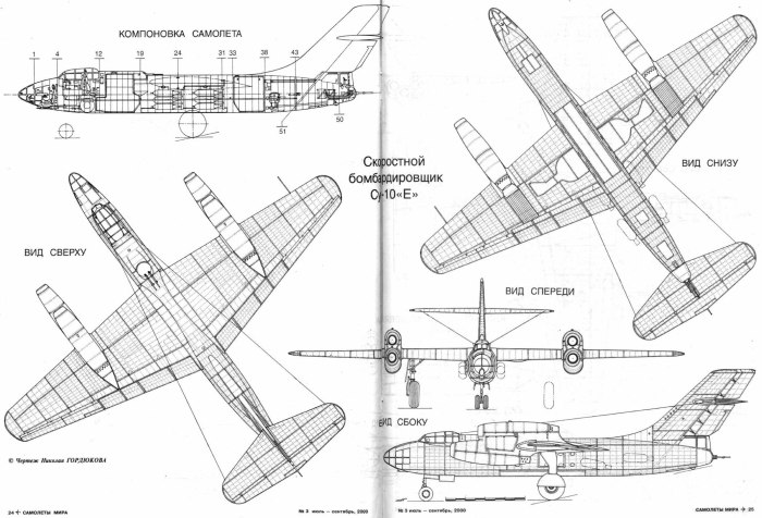 Су-2 бомбардировщик чертежи