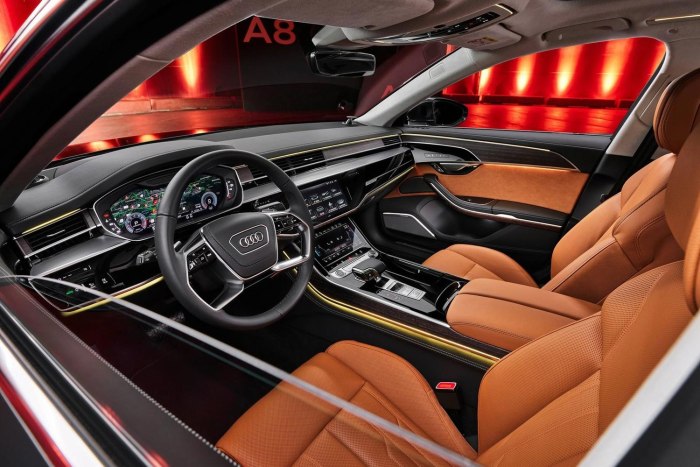Audi a8l 2022 салон