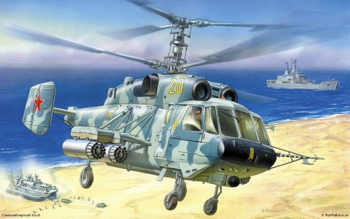 Сборная модель zvezda вертолет ка-29