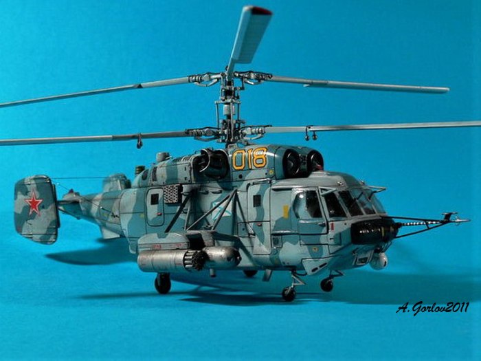 7221 Звезда вертолет ка-29 1/72