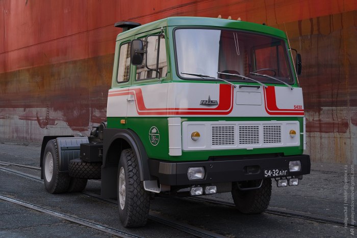 МАЗ тягач 5432 ранний