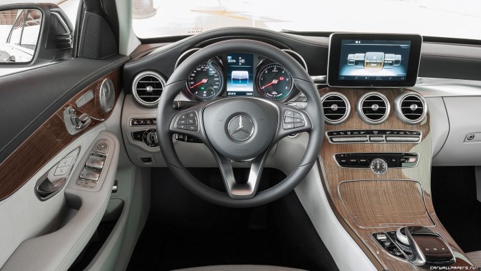Mercedes Benz c class w205 салон