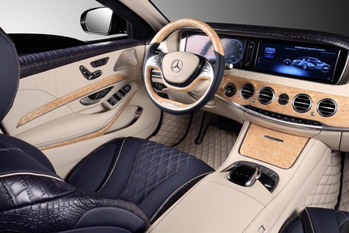 Mercedes Benz s 222 салон