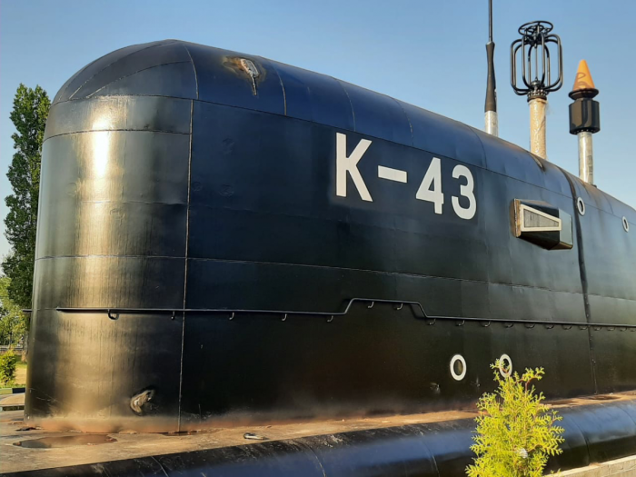 Подводная лодка в парке Победы Нижний Новгород