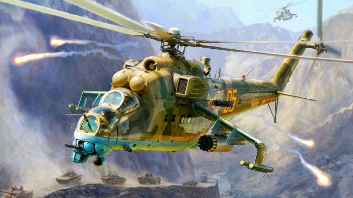 Вертолет "ми-24а"