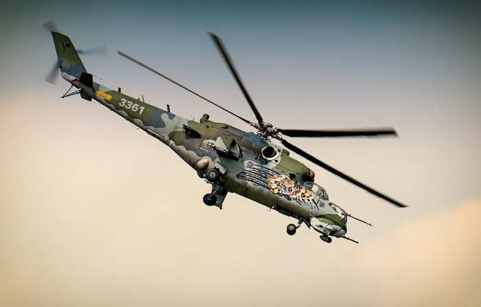Военный вертолёт ми 24