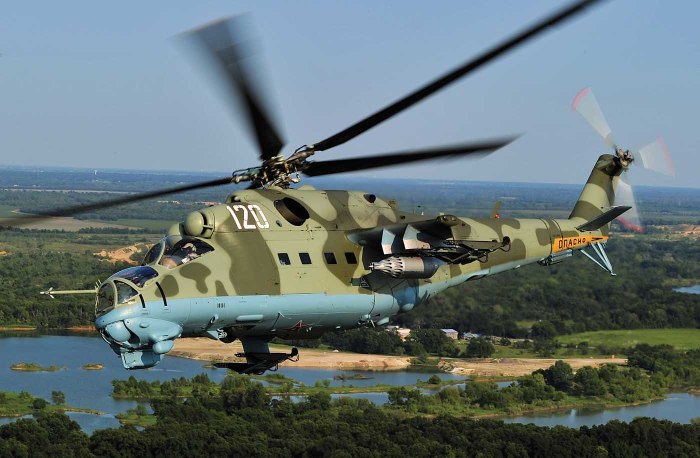 Ми-24 армейский ударный вертолёт