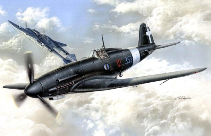 Fiat g55 истребитель