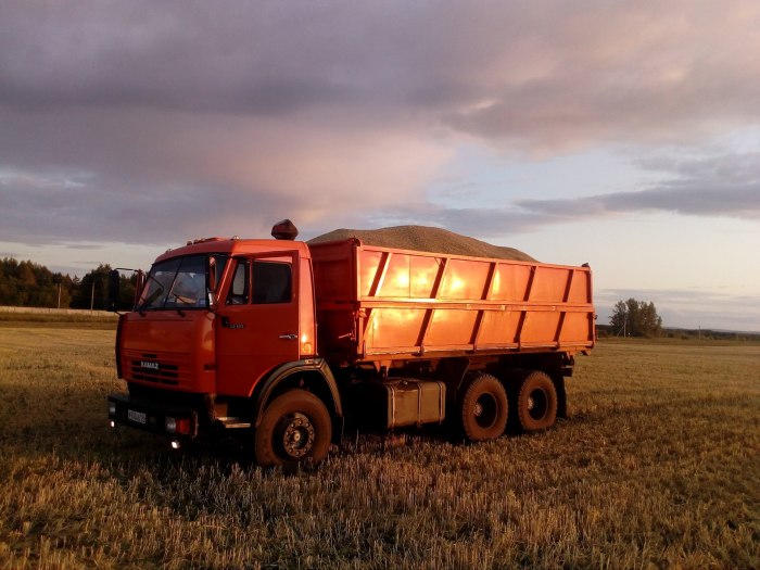 КАМАЗ 55102 самосвал сельхозник