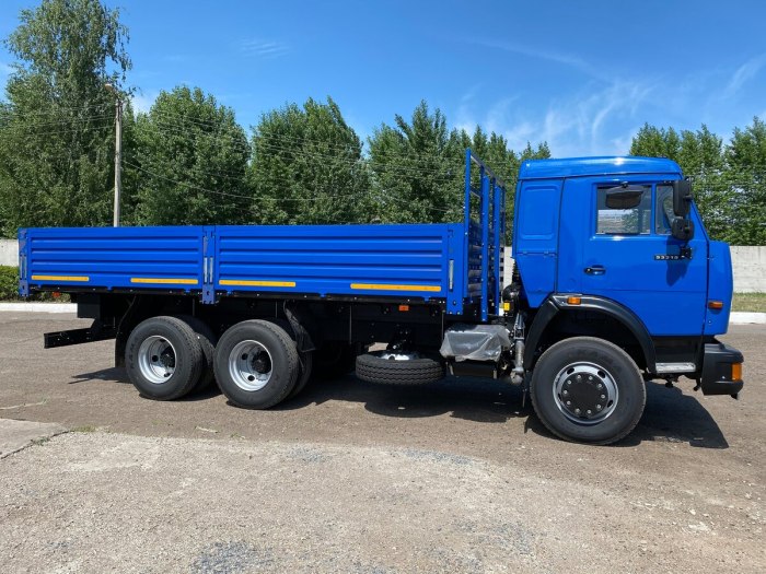 КАМАЗ 53215 бортовой синий