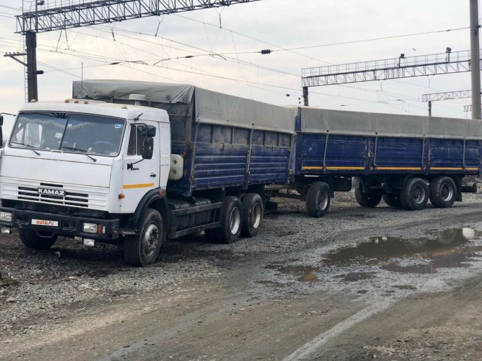 КАМАЗ 5320 бортовой зерновоз