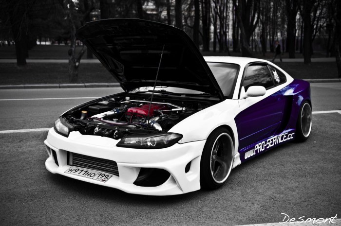 Nissan Silvia s15 белая