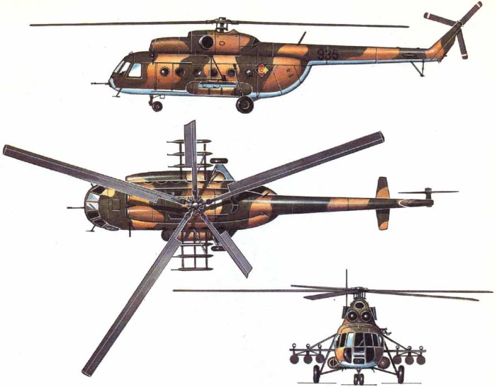 Ми-8 чертеж