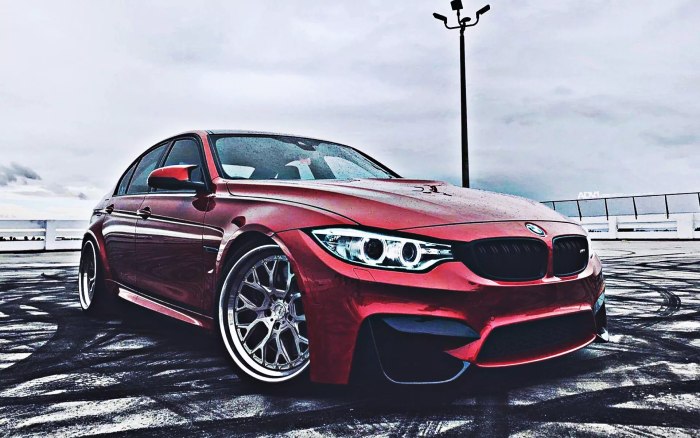 BMW m3 f80 Red Orange