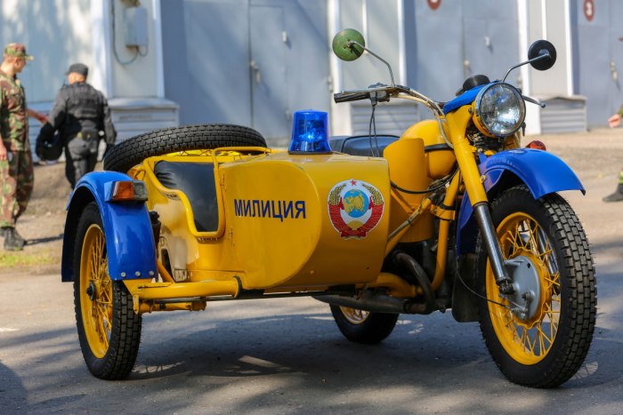 Мотоцикл Урал м 72 милиция