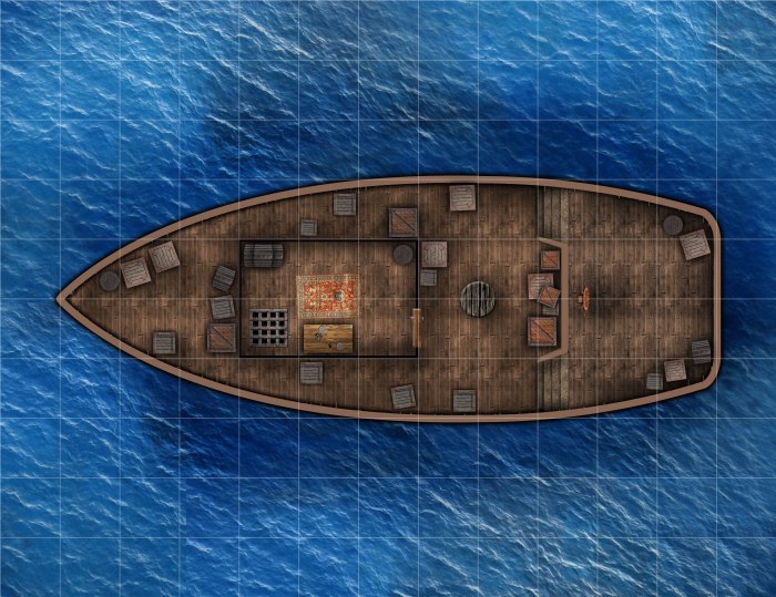DND карта корабля