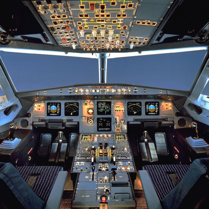 Кабина пилота Аэробус а320