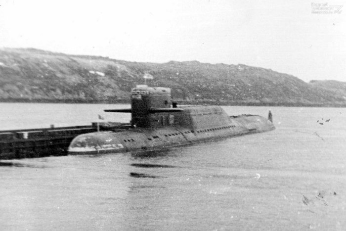 Подводная лодка "к-530", проект 667б