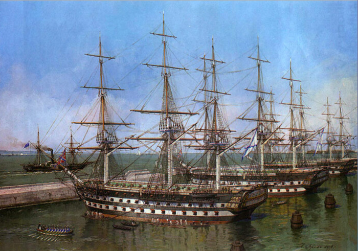Линейный корабль «Ростислав» 1853