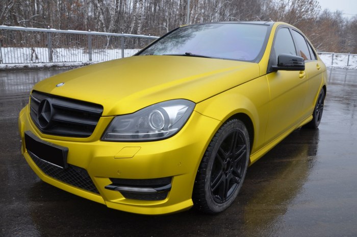 Mercedes w204 в пленке