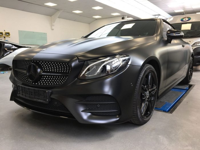 Пленка черный сатин e63