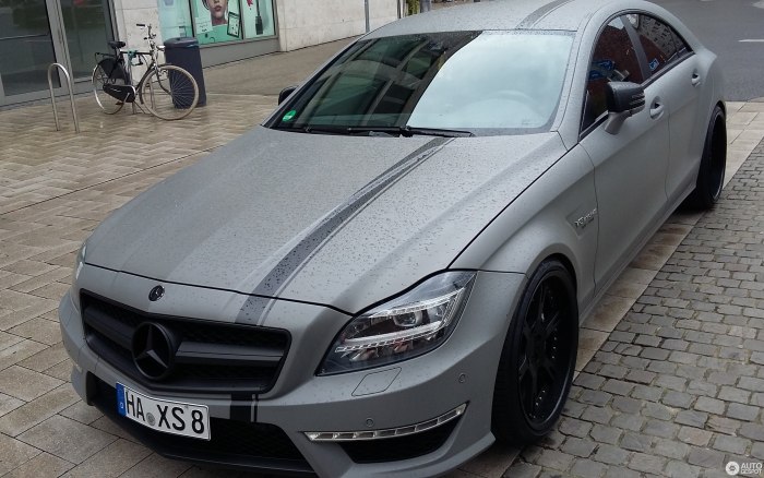 Mercedes CLS 63 AMG черный матовый