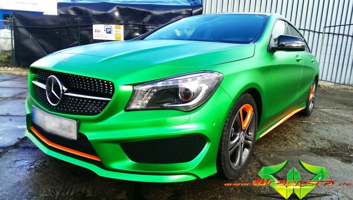 Mercedes CLA 200 В пленке