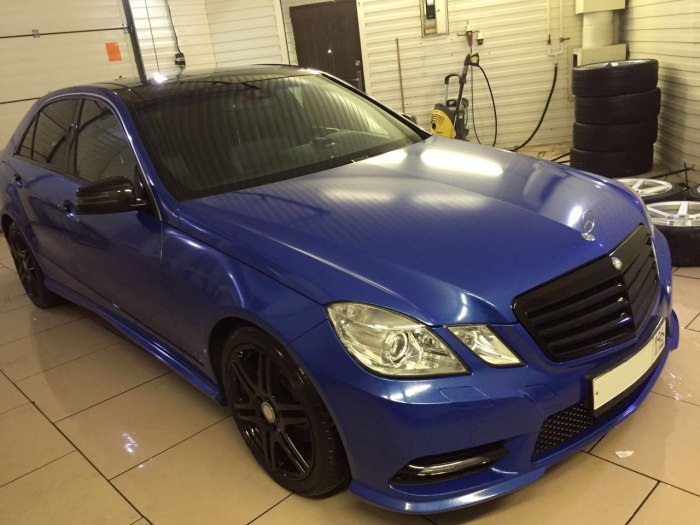 W212 Рестайлинг в виниловой пленке