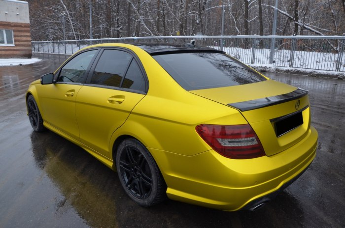 Mercedes w204 в пленке