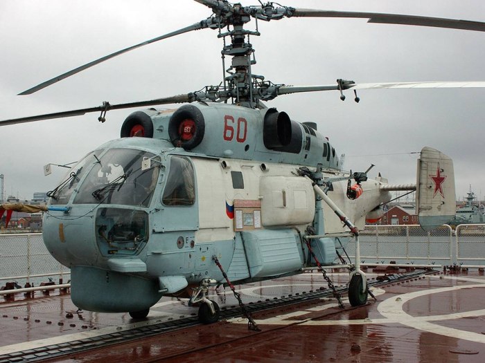 Ка-27пл палубный противолодочный вертолёт