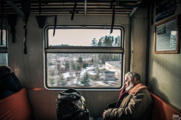 Окно электрички