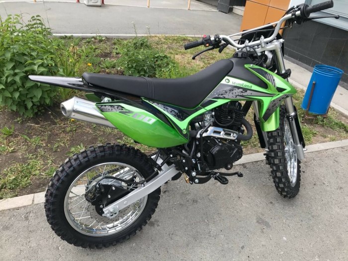 Мотоцикл кросс Motoland rz200