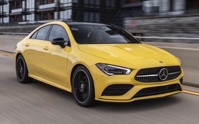 Мерседес CLA 200 желтый