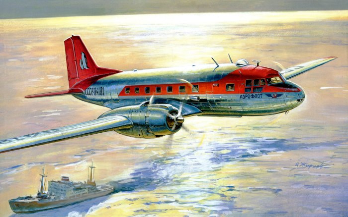 Самолет ил-14 СССР