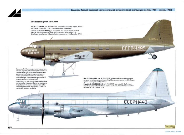 Самолеты ил-12 Ильюшина