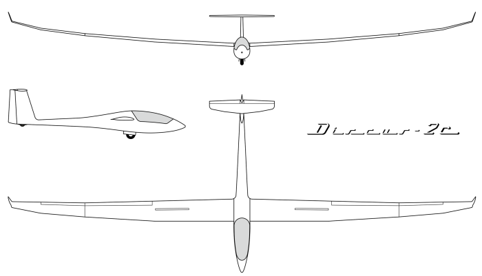 Чертежи планера f5j