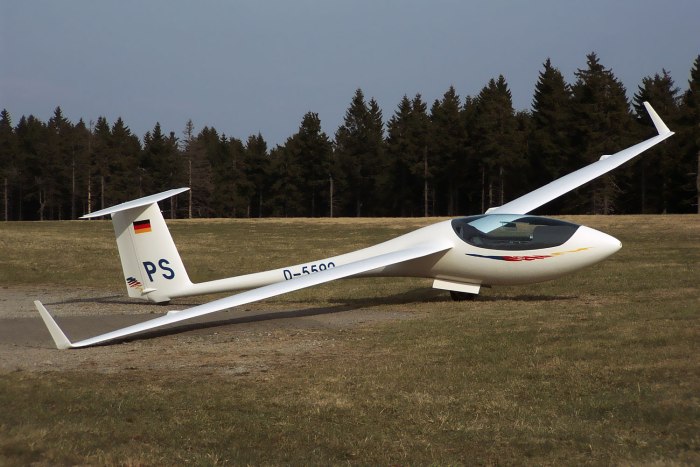 ASW-19 планер крыло