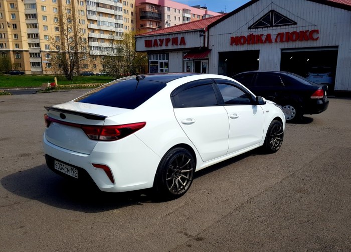 Kia Rio 4 White Tuning
