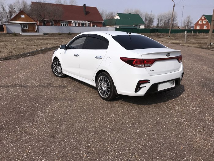 Киа Рио 4 в обвесе Юрол