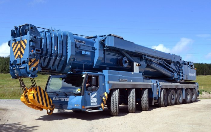 Liebherr кран 1200 тонн