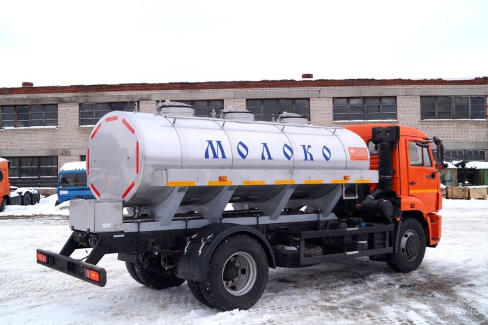 Новый КАМАЗ молоковоз