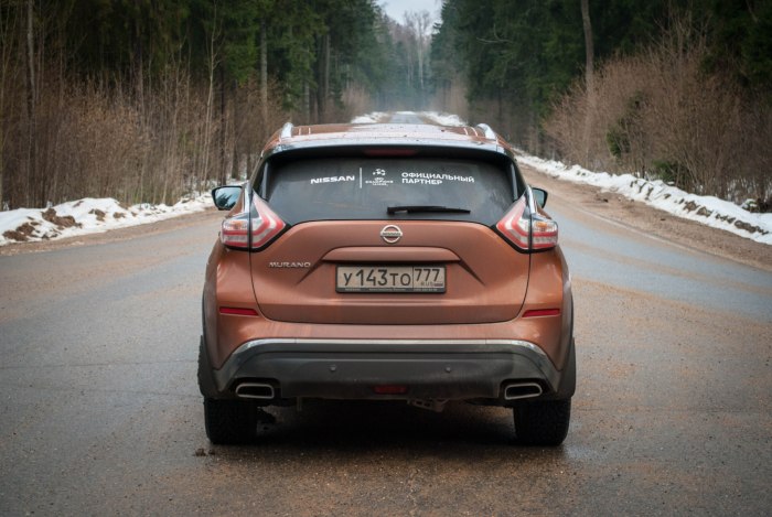 Мурано z52 сзади