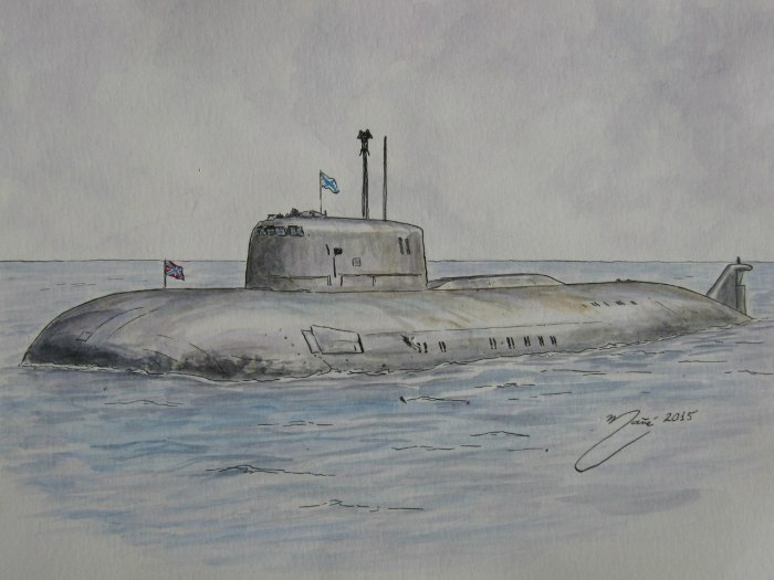Подводная лодка Барракуда проект 945