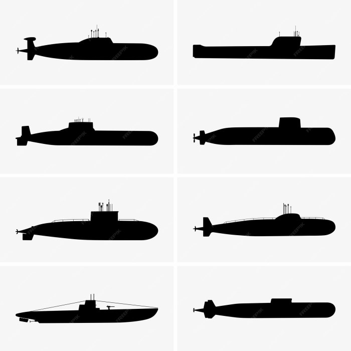 Атомная подводная лодка вектор