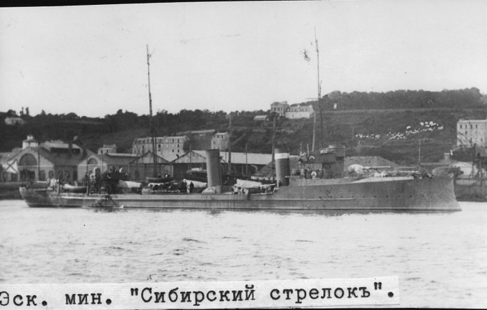 Миноносец лейтенант Шестаков