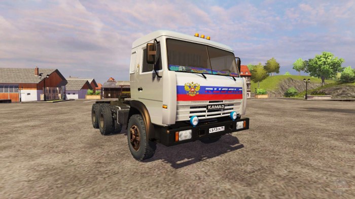КАМАЗ 54115 желтый