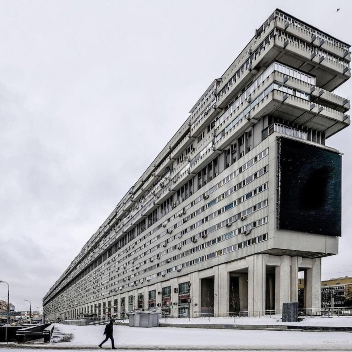 Брутализм в архитектуре Москвы