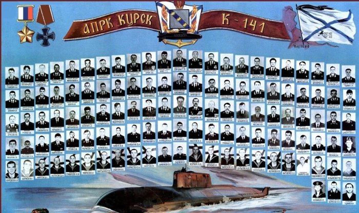 Памяти экипажа подводного крейсера Курск